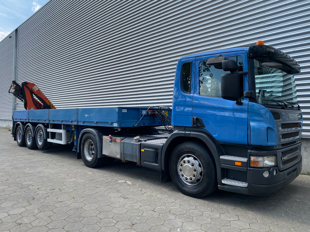 Scania P 420 / LAG Crane Palfinger PK16502 + Remote / 292.000 KM!! / TUV: 5-2024 / Belgium Truck