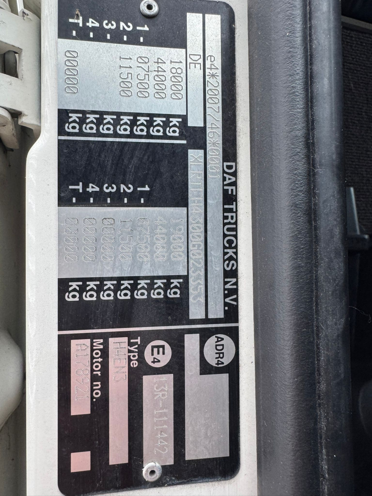 DAF XF 460 / Manual / Retarder / Mega  / Roof Klima / TUV:1-2026 / NL Truck