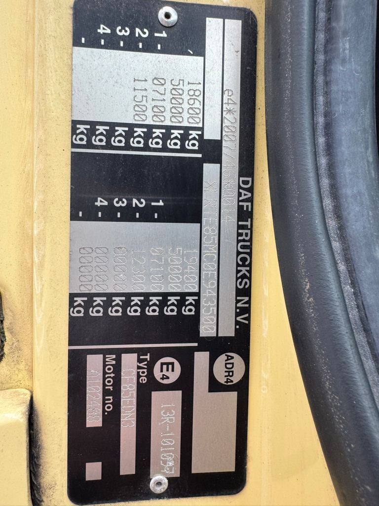 DAF CF85-410 / EEV / Klima / TUV: 3-2026 / NL Truck