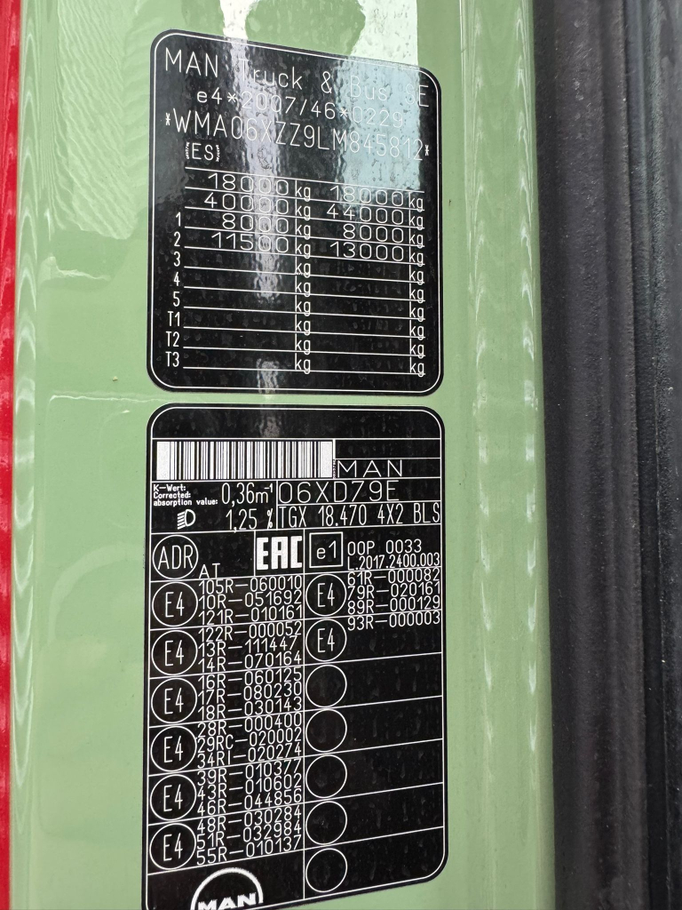 MAN TGX 18.470 XLX / Euro 6D / Intarder / LM VIN / Night Klima